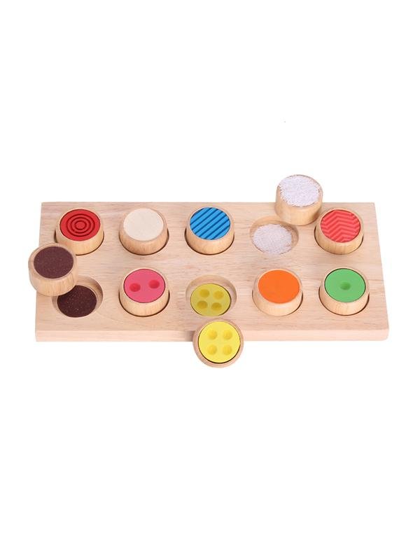 Montessori Memory Colorful Material Tactile Wooden Sensory Toys-Mayoulove