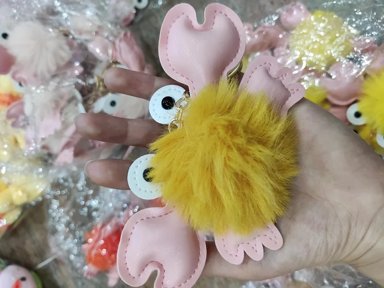 Cartoon Cute Crab Keychain Pendant JackMacry 