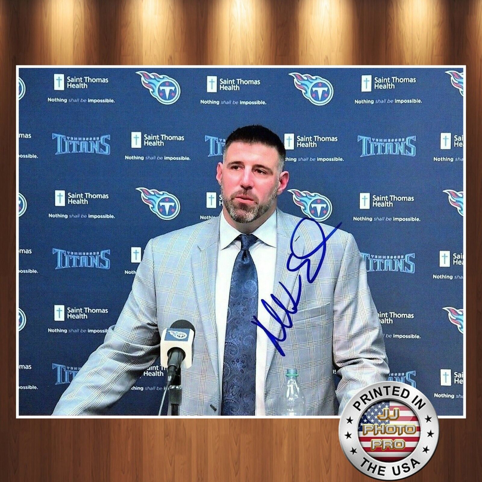 Mike Vrabel Autographed Signed 8x10 Photo Poster painting (Titans) REPRINT