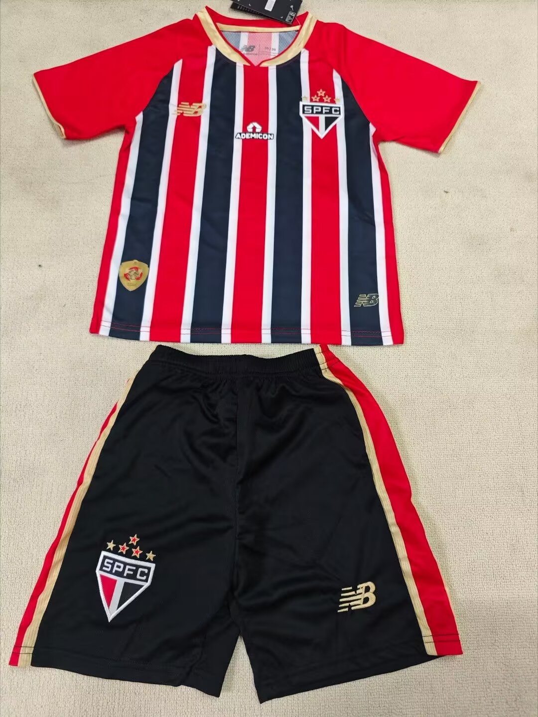 2025/2026 Kids Size S&atilde;o Paulo Away Football Shirt