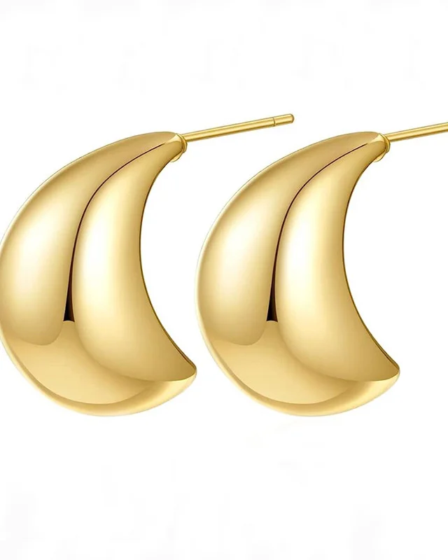 Metal Drop Earrings