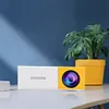 HD 1080P Mini LED Projector 1080P Home Media Player 400 Lumen 320x240 w/ Remote