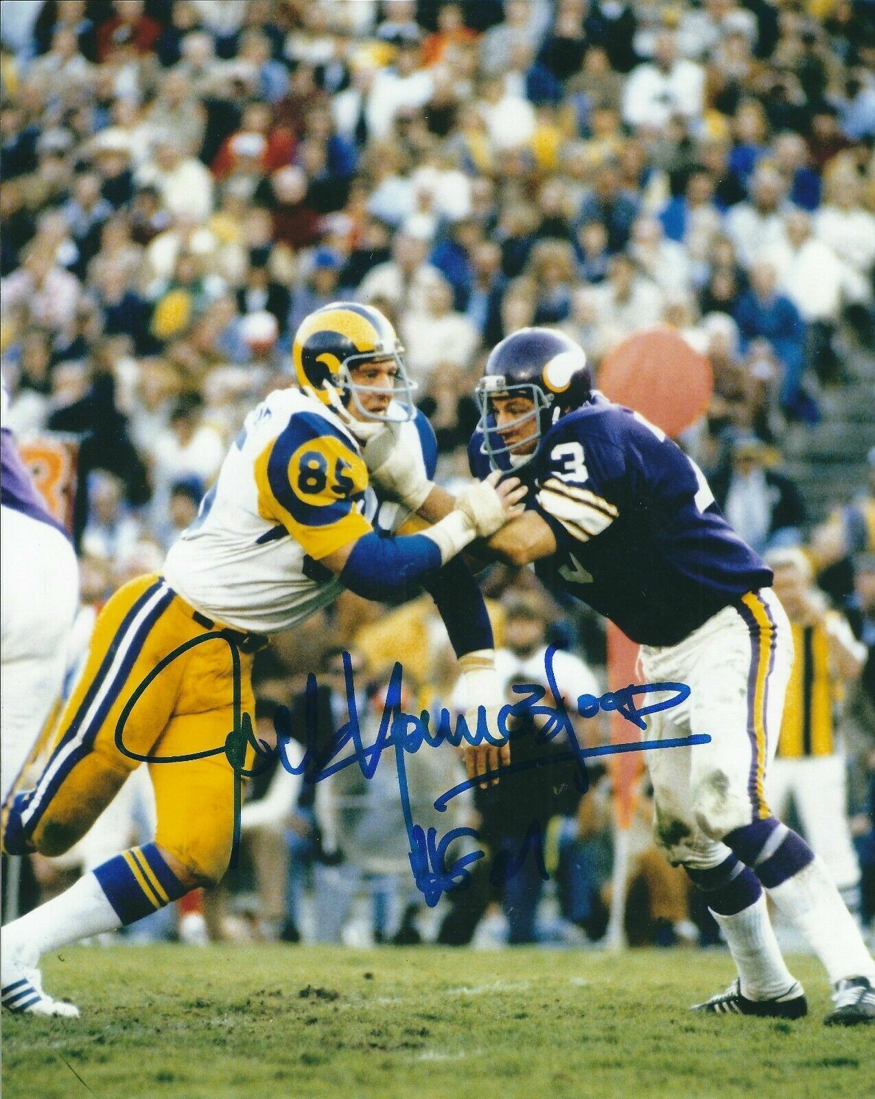 Jack Youngblood Autographed Signed 8x10 Photo Poster painting ( HOF Rams ) REPRINT