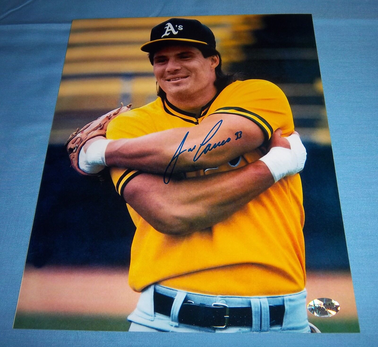 Oakland Athletics A's Jose Canseco Signed Autographed 8x10 Photo Poster painting E