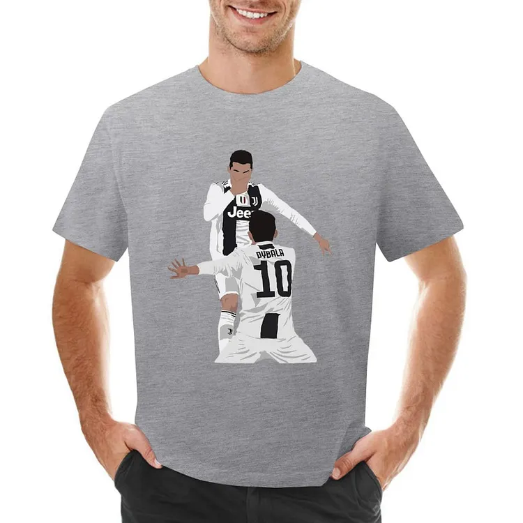 Cristiano Ronaldo Inspired and Paulo Dybala Soccer Culture Tee  TeeInspired Soccer Culture Tee