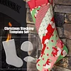 Handmade Christmas Stocking Template Set - With Instructions