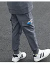 Kid Boys Casual Sports Long Thin Pants Teenage Cargo Pants