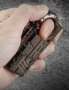 EDC Decompression Toys Advanced Black Technology Gun Decompression Artifact Hand Play Object Alloy Fingertip Gyroscope Push Card