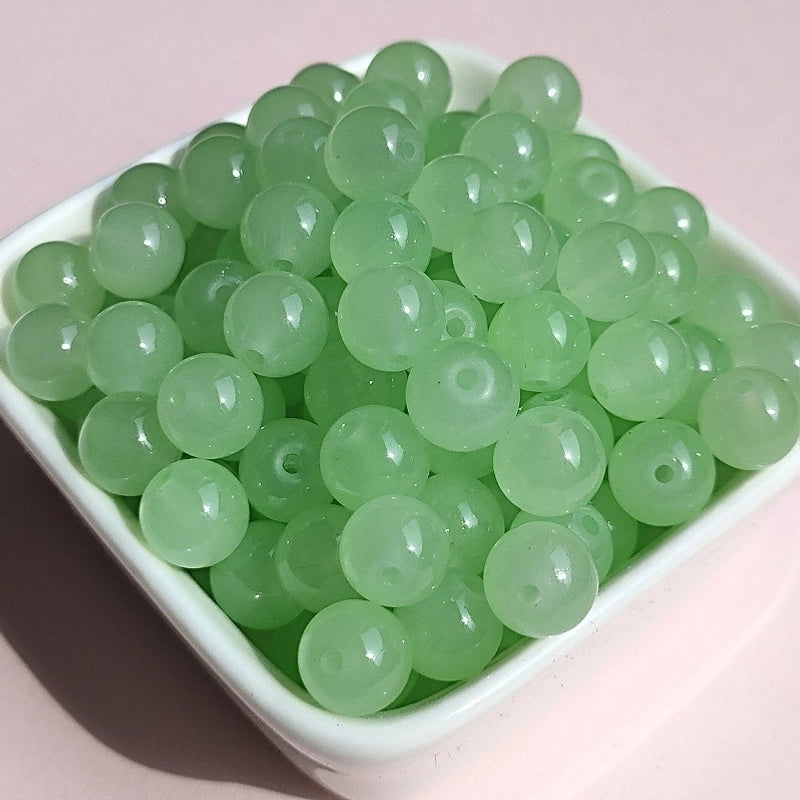 300 Pcs/Package  Glass Solid Color Beads