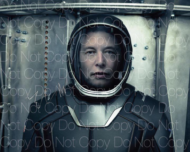 Elon Musk Tesla Space X signed Photo Poster painting 8X10 picture poster autograph RP