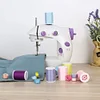 Mini Sewing Machine Electric Sewing Machine Portable Sewing Kit with Thread Dual Speed Double Thread