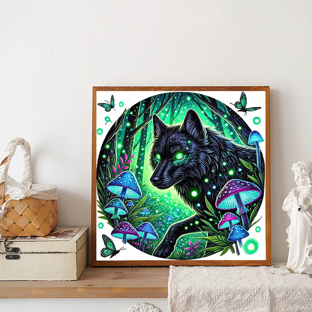 Diamond Painting - Full Round Drill - Wolf(Canvas|30*30cm)