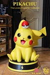 1/1 & Mini Scale Sitting Pikachu - Pokemon Resin Statue - MOMO Studio