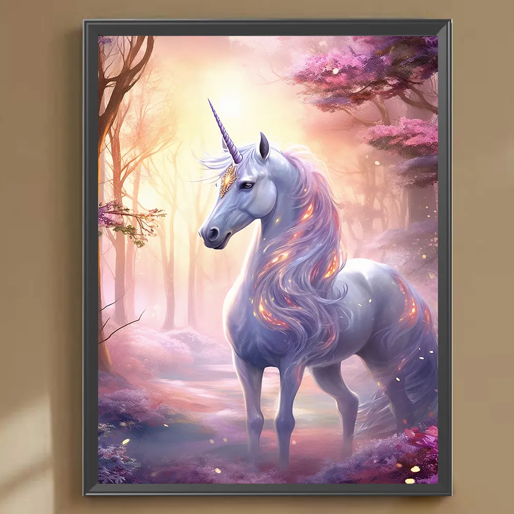 Diamond Painting - Full Round Drill - Unicorn(Canvas|30*40cm)