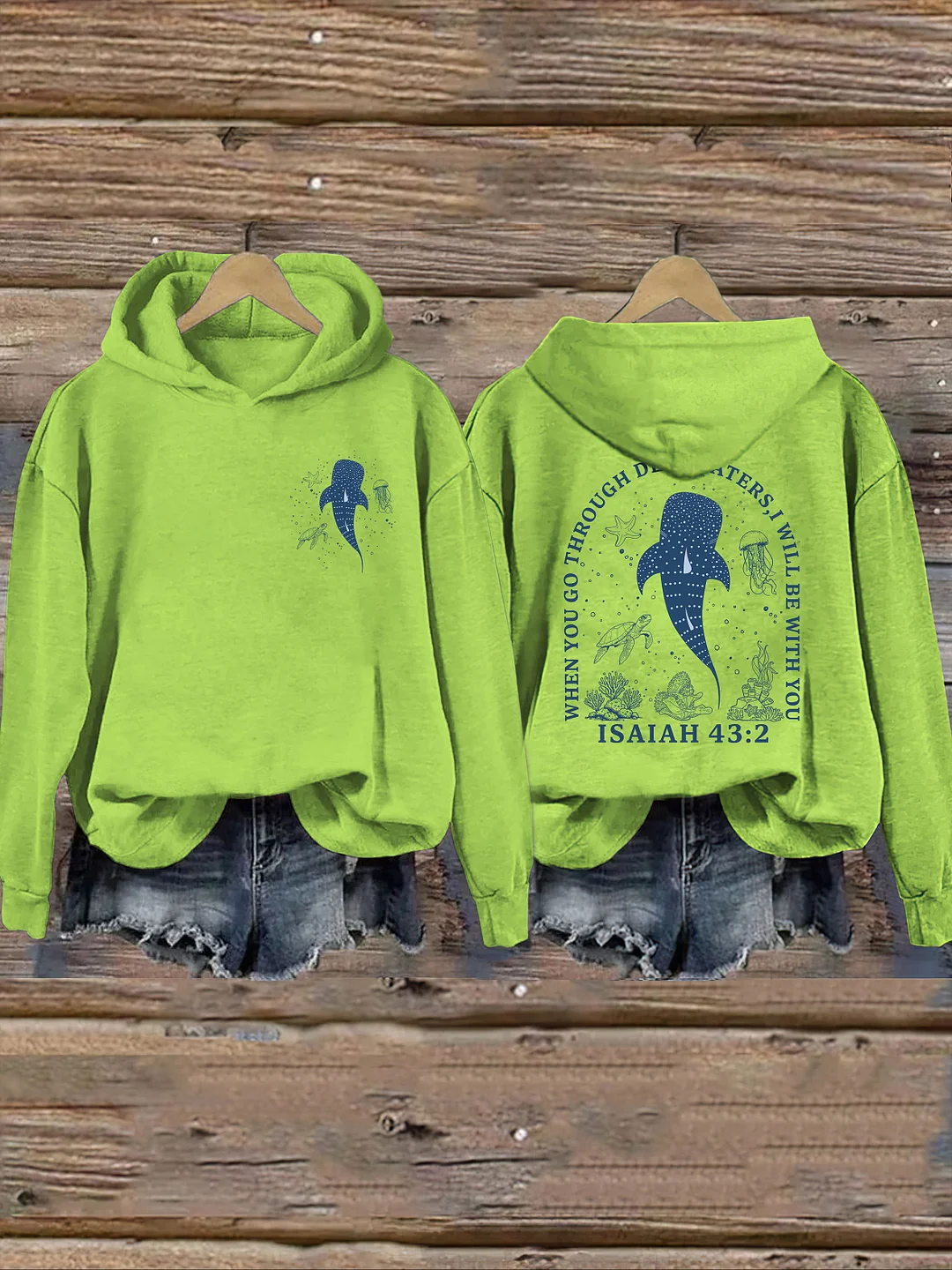 When You Go Through Deep Waters Hoodie