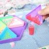 New Diamond Painting Hexagonal Beads Sorting Trays Rhinestone Storage Plate Multifunctional Funnel Disk Sieve Drill Disk DIY Tool Set