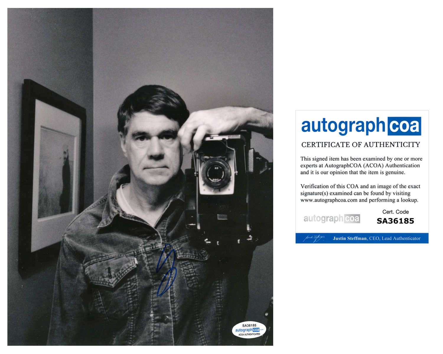 Gus Van Sant Signed Autographed 8x10 Photo Poster painting GOOD WILL HUNTING Director ACOA COA