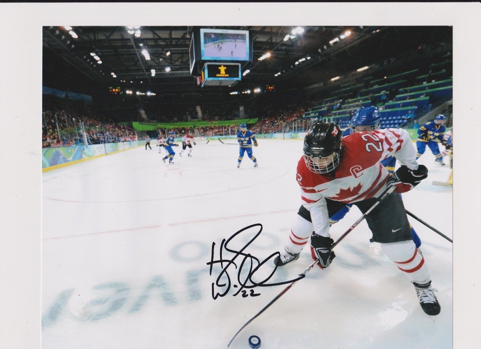 Haley Wickenheiser Canada Women's Hockey 8 x 10