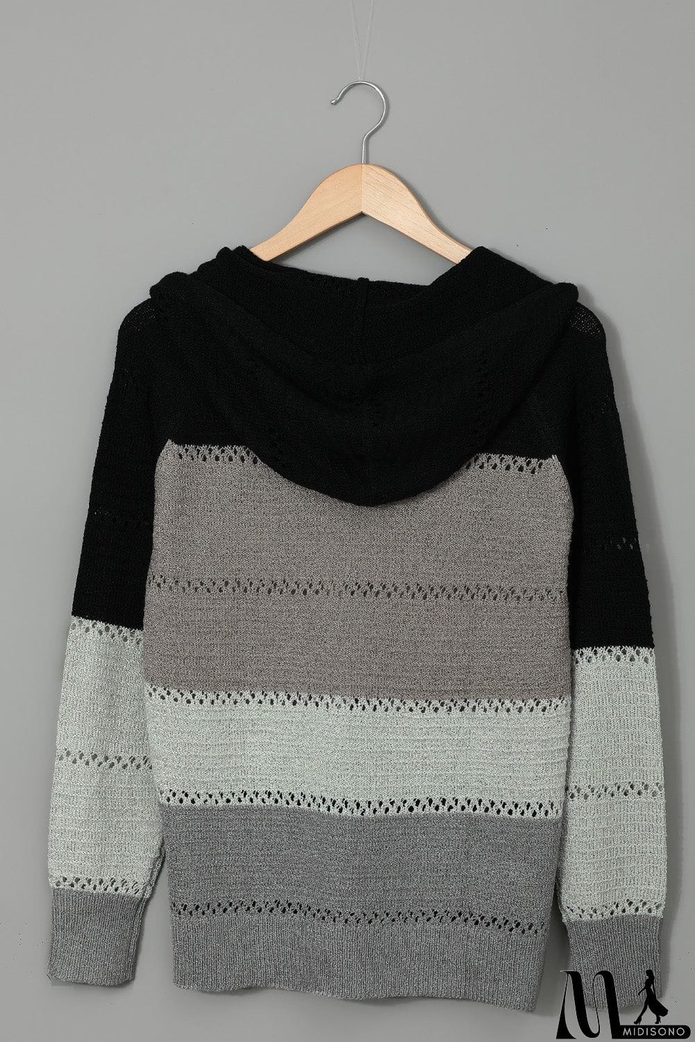 MidiSono - Classic Beach Bonfire Knitted Hoodie