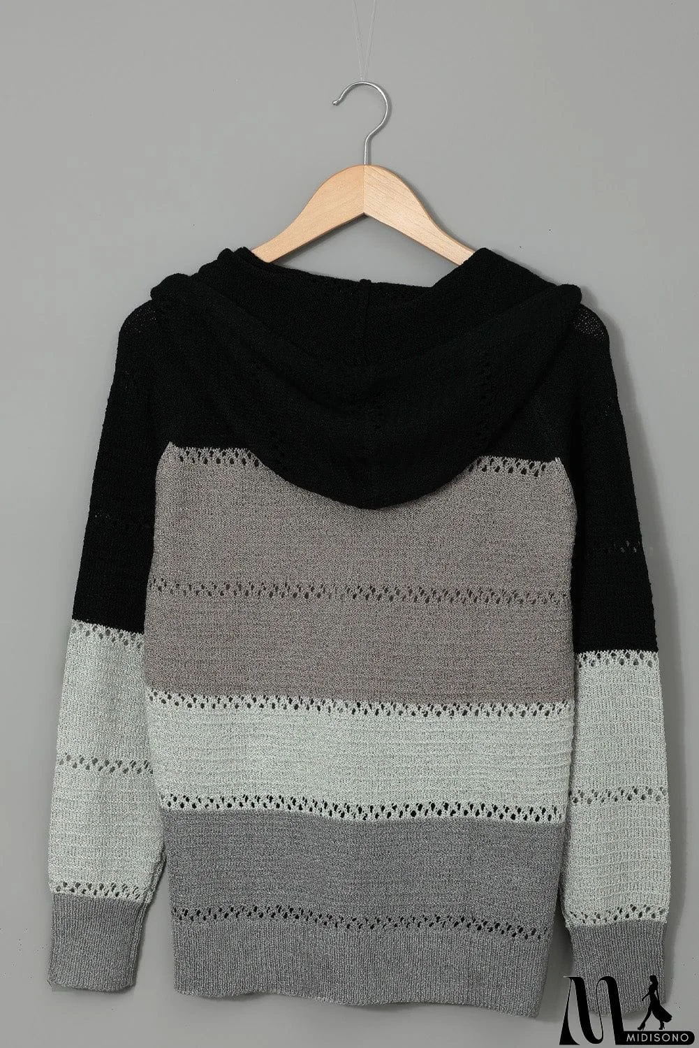 MidiSono - Classic Beach Bonfire Knitted Hoodie