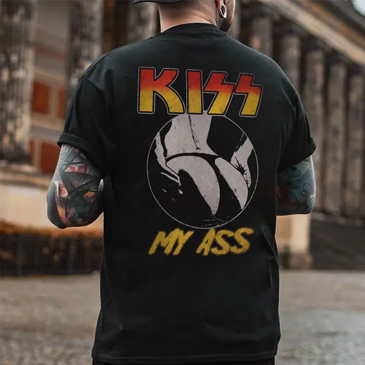 Kiss My Ass Printed T-shirt