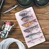 6Pcs Sinking Wobblers Fishing Lures Multi-Section Hard Bait for Pike Bass Trout