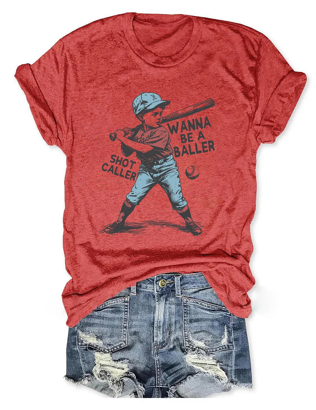 Wanna Be A Baller Shot Caller T-shirt