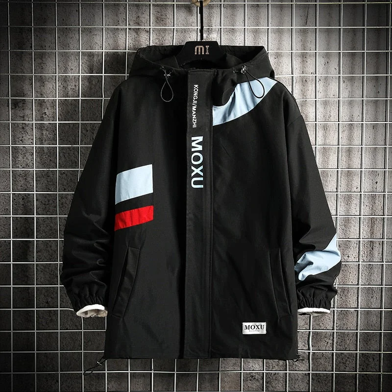 Casual New 2021 Spring Autumn HIP HOP Streetwear Cardigan Zipper Up Jacket For Men'S Brand Baseball Clothes OverSize 5XL 6XL 7XL