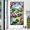 (45*75cm)Garden House - Full Square Drill Diamond Painting