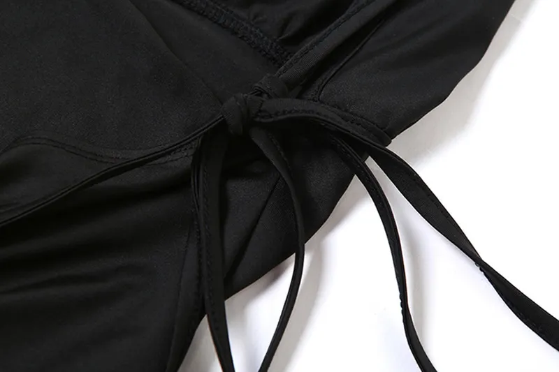 Summer Women Clothing One Shoulder Sleeve Sexy Low Cut Backless Evening Dress - Ootddress Summer Women Clothing One Shoulder Sleeve Sexy Low Cut Backless Evening Dress - Ootddress