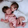 17'' Real Lifelike Sleeping Twins Boy and Girl Priscilla and Sara Reborn Newborn Baby Doll - RBBI-Myrebornbabydoll® Myrebornbabydoll®