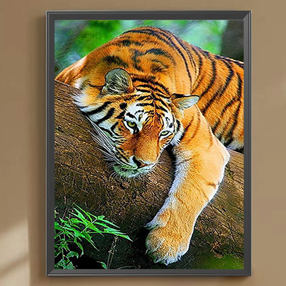Diamond Painting - Full Round Drill - Tiger(Canvas|30*40cm)