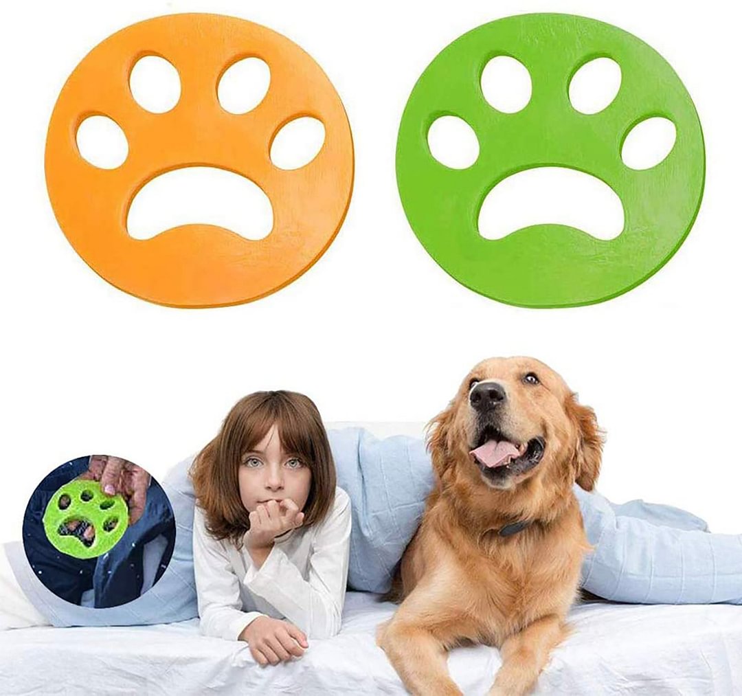 4pcs Pet Hair Remover Washing Machine Cat Dog Fur Catcher Reusable