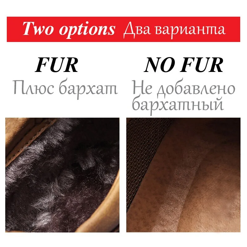 Men's Genuine Leather BootsAutumn Mid-top Quality Pigskin Martin Boots Men Fashion Retro SideZIper Winter Shoes Men Chelsea Boot