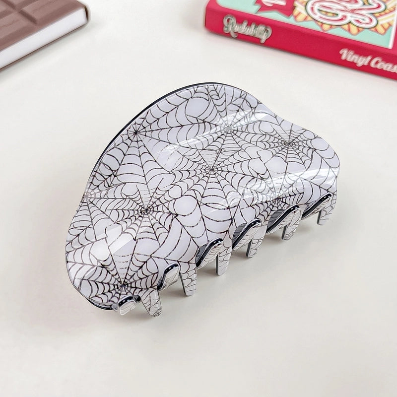 Halloween Minimalist Classic Style Women’s Pumpkin Spider PVC Hair Claws