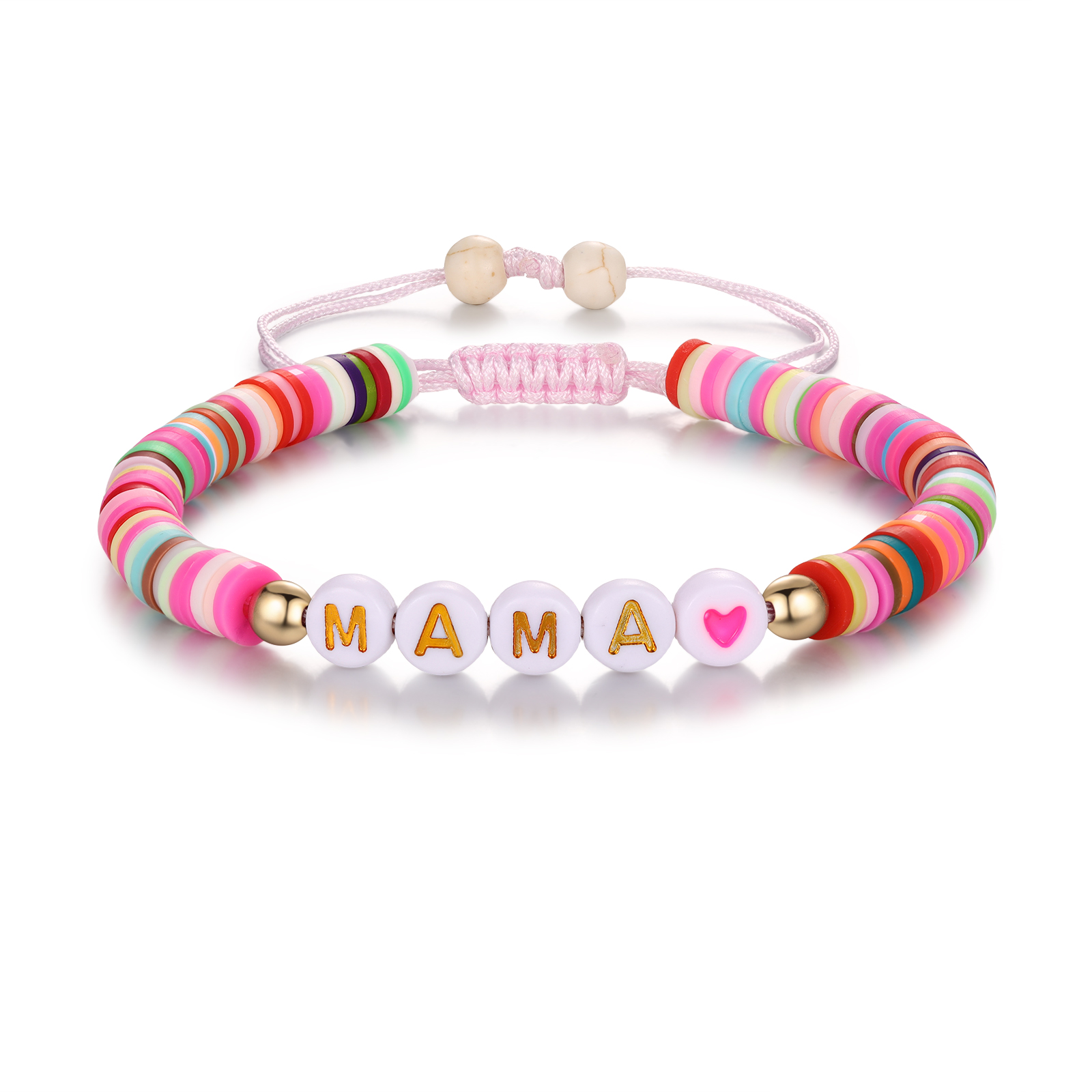 Mama e mini-2PCS Braccialetto colorato regolabile regalo per mamma e figlia