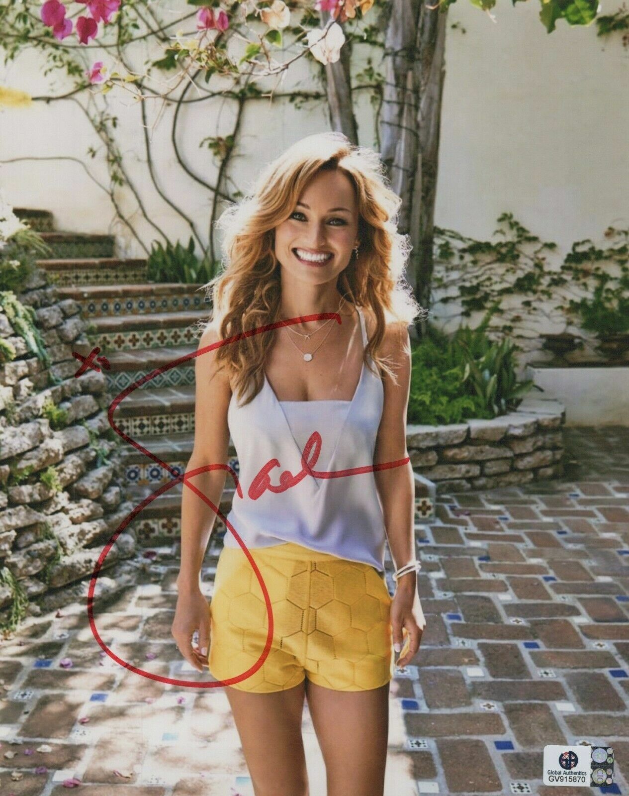 Giada de Laurentiis authentic signed autographed 8x10 Photo Poster paintinggraph GA COA