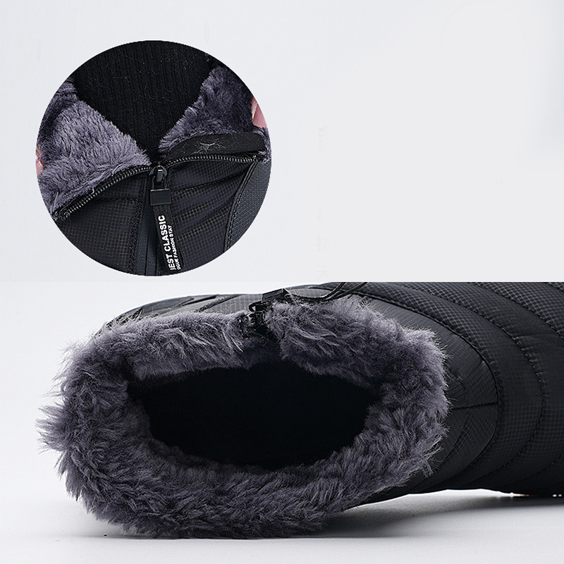 Fleece Waterproof Non-slip Outdoor Boots For Men And Women