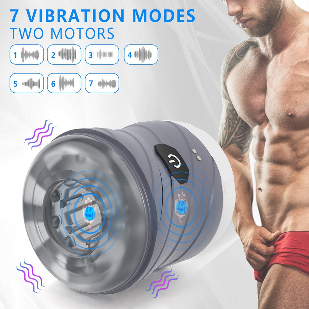 Vibrating Airplane Cup Electric Massage Male Stroker 