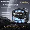 2026 New Model Bluetooth Headphones: X6 PRO AI Smart Translation Earbuds