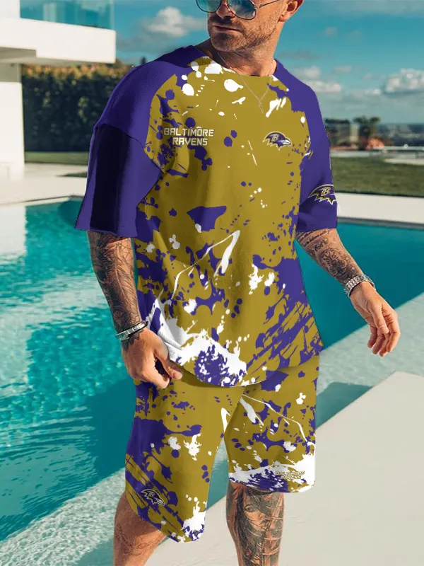 Baltimore Ravens Limited Edition Top And Shorts Two-Piece Suits