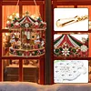 Xmas Carousel Diamond Painting Ornament DIY Pendant Kit 9.45x9.45in