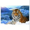 Tiger  | Full Round Diamond Painting Kits