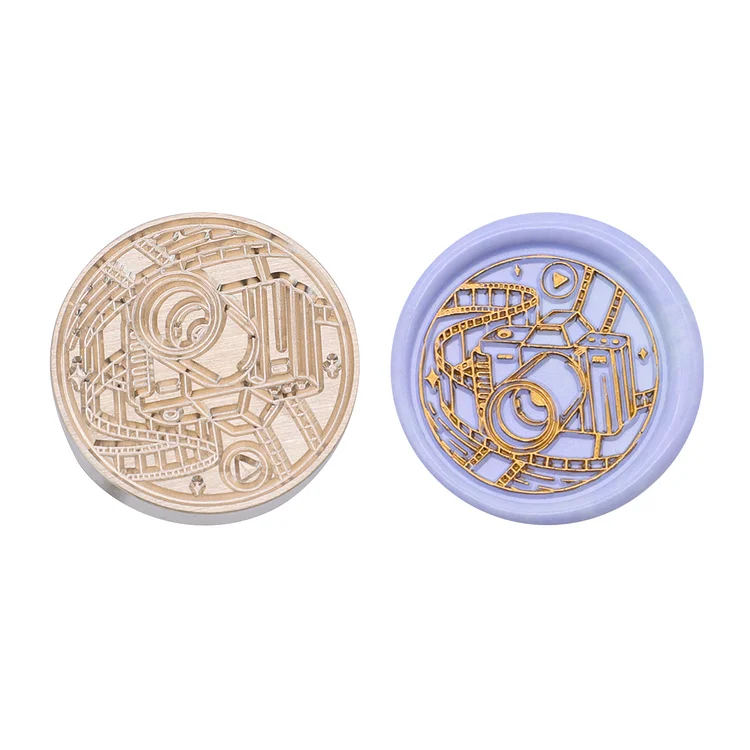 Diy Fire Lacquer Round Sealing Wax Stamp Head 25Mm gbfke