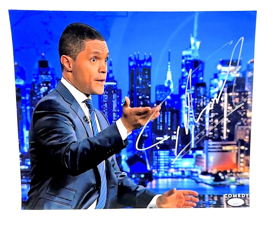 TREVOR NOAH HAND SIGNED AUTOGRAPHED 11X14 COMEDY Photo Poster painting WITH JSA COA 1 VERY RARE