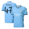 FODEN #47 Manchester City Home Soccer Jersey 2024/25 &ndash; UCL