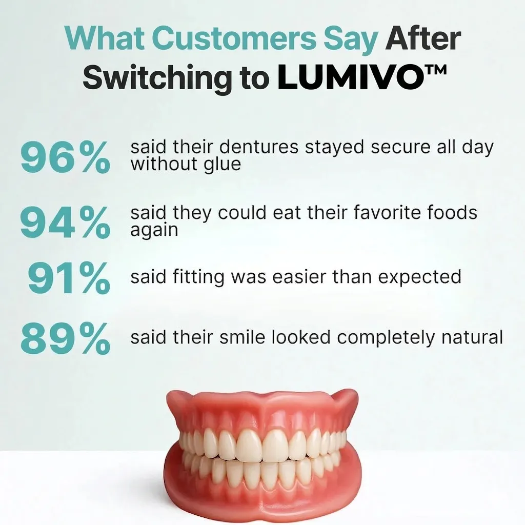 🦷 LUMIVO&trade; Custom-Fit Dentures ⏰ ENDS TODAY   70% OFF | Smile with Confidence