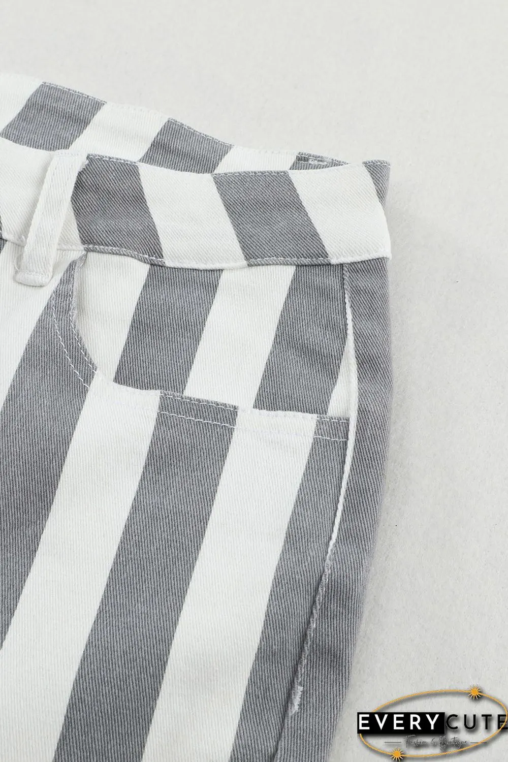Stripe Star Embellished Western Flare Jeans