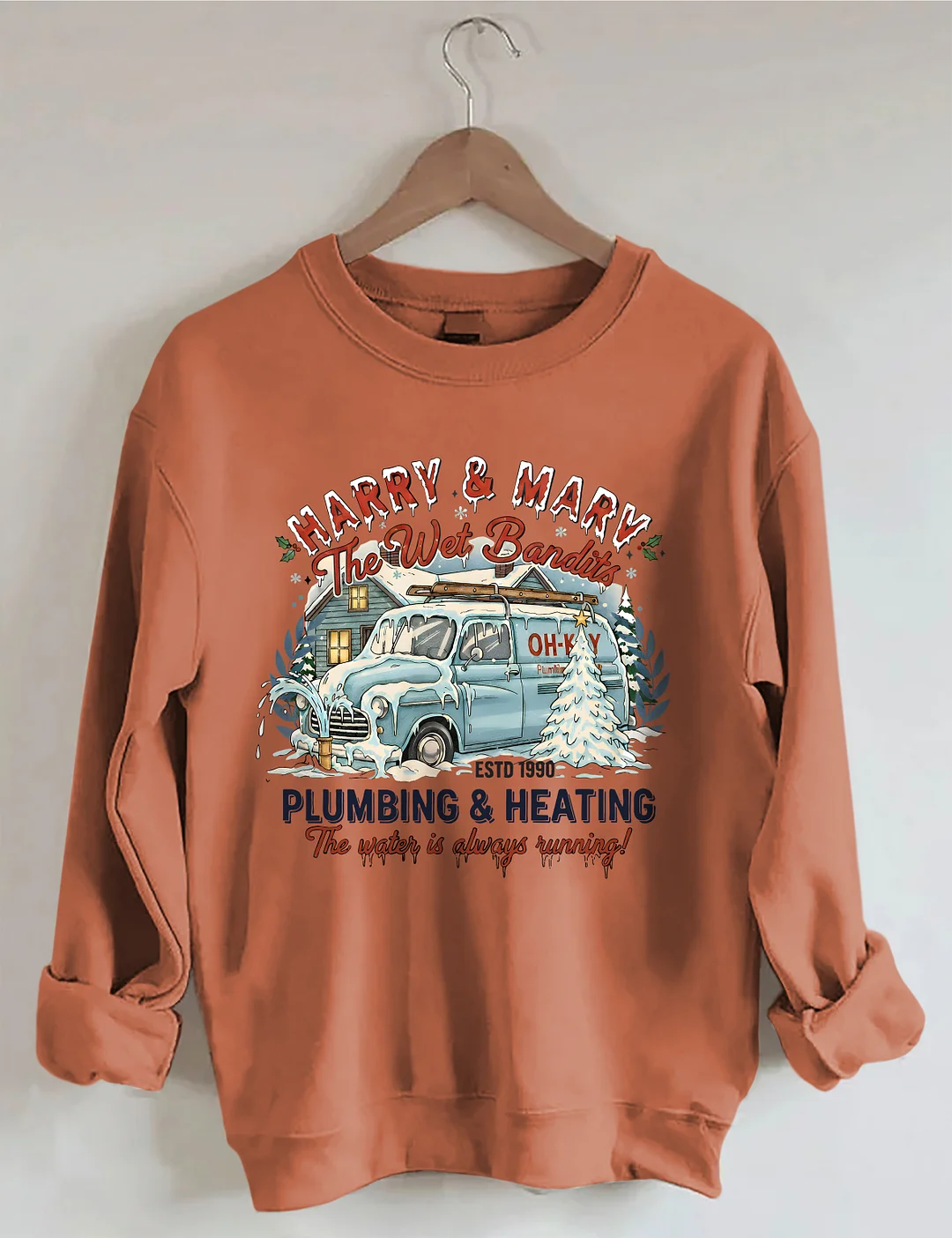 Happy & Mary The Wet Bandits Christmas Sweatshirt