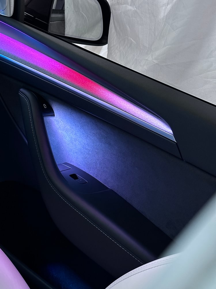 2021 Model 3 Y Dynamic Active Ultra RGB Ambient Lighting Upgrade Kit